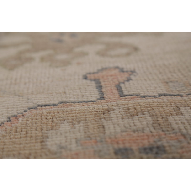 Vegetable Dye Oushak Turkish Area Rug 8