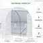 Serre de tunnel de 15 pi x 7 pi x 7 pi Outsunny-115680547
