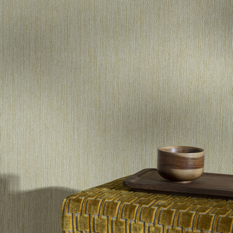 Papier peint crème Rafia Grasscloth, Beige