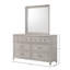 Commode 6 tiroirs grise