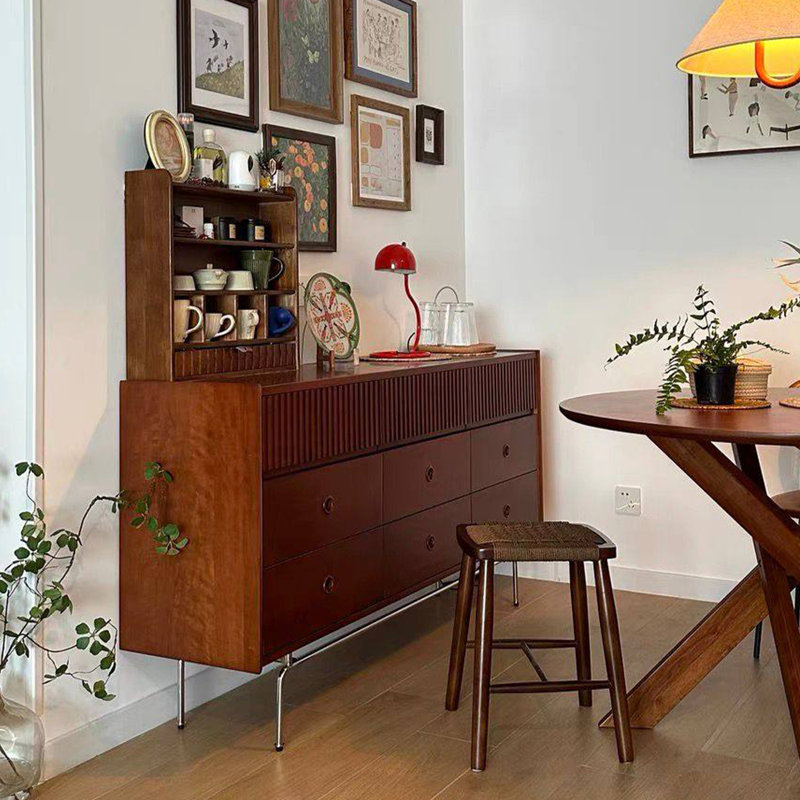 Buffet moderne simple à grande capacité, H 32,28 po x l 62,99 po x P 15,75 po
