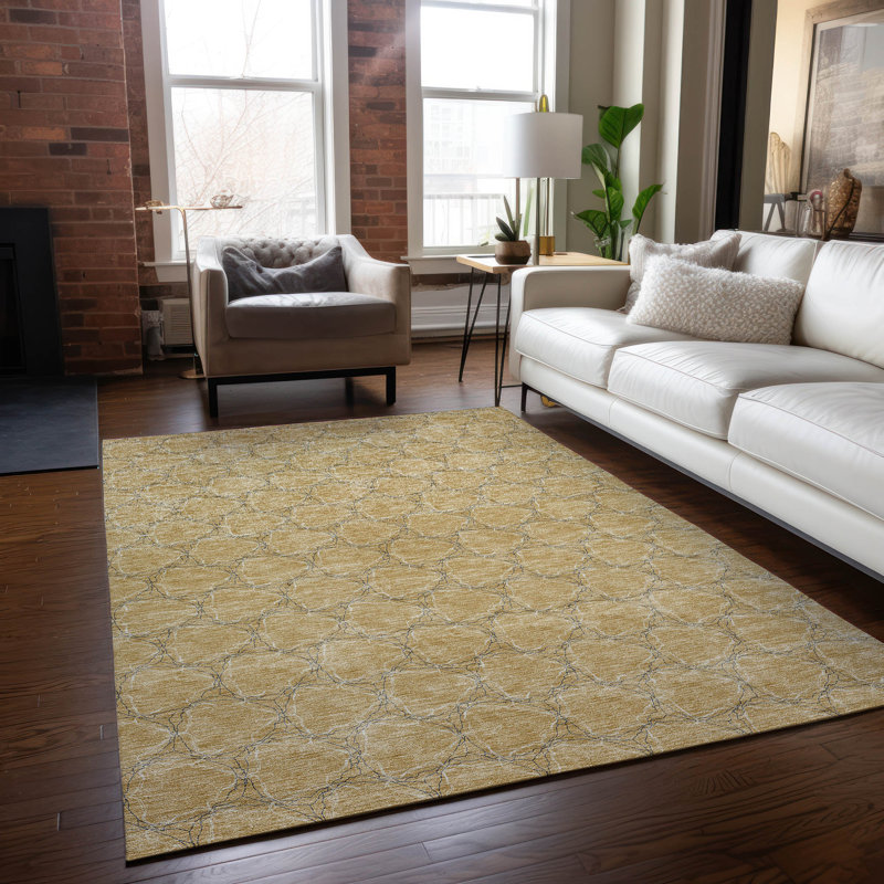  Chayden Area Rug with Non-Slip Backing, Rectangle 2'6" x 3'10"
