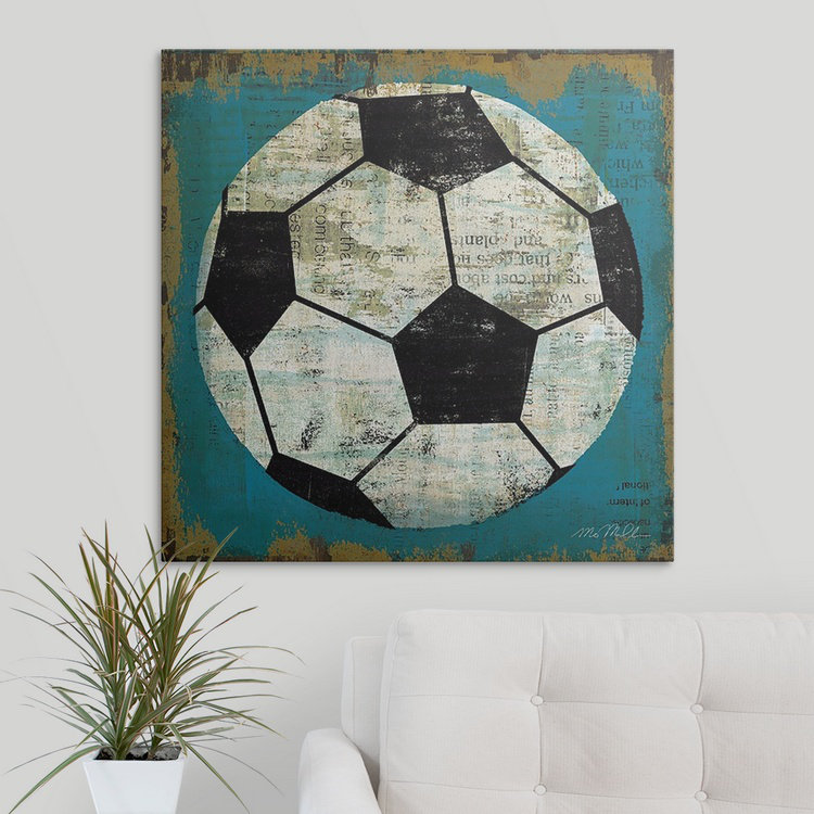 « iv » par michael mullan, reproduction d’art Ball, H 35 po x l 35 po x P 1,5 po, Toile