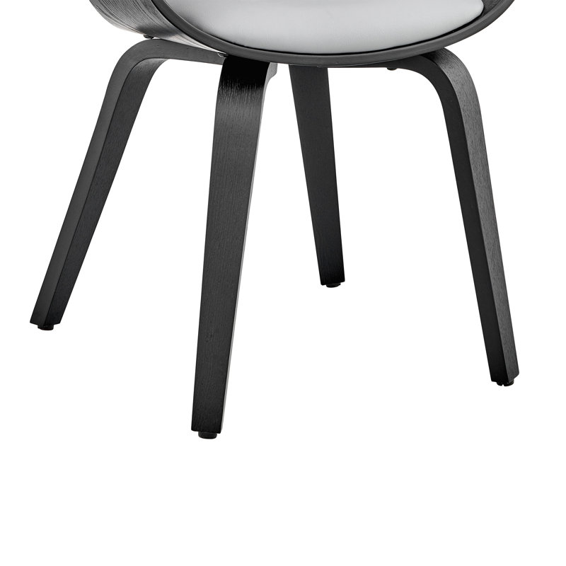 Fauteuil rembourré, 2, Noir, Blanc