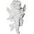 Angel 7.13'' H x 4.5'' W x 2.38'' D Urethane Onlay Scroll