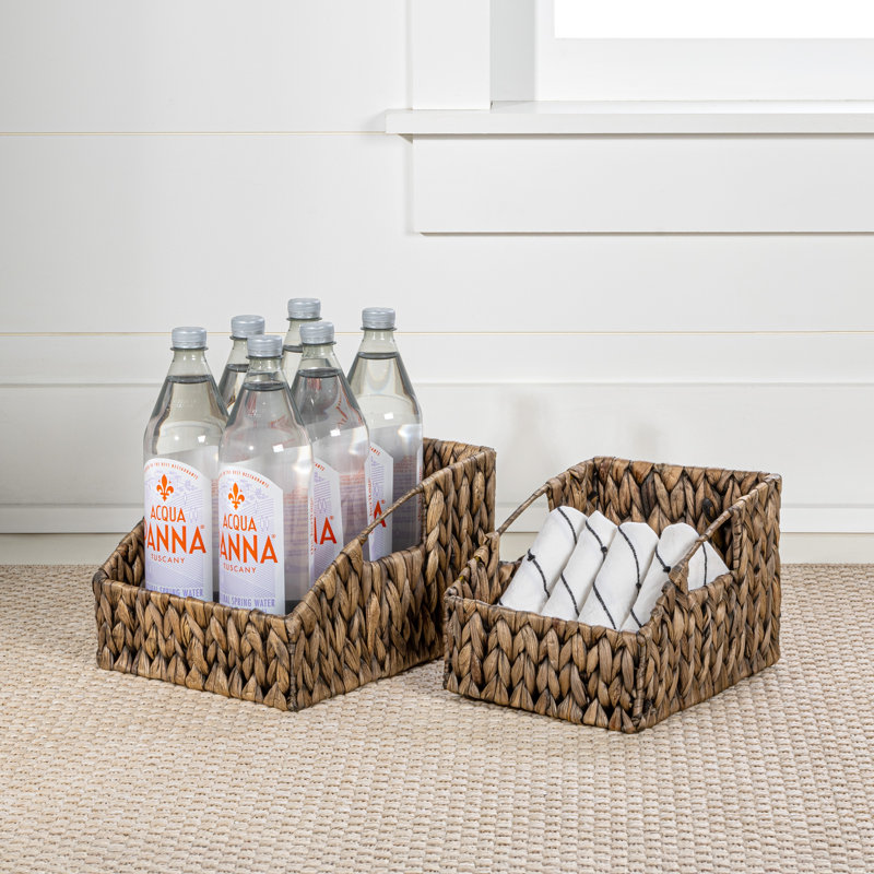 Happimess Wicker Decorative Basket, Brown