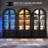Freestanding Arch Display Cabinet with 3-Colour Light Modes and Motion Sensor-383128103