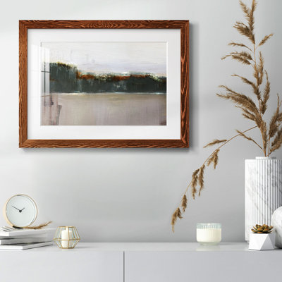 Au crépuscule Turnwood - Art mural mural mat et encadré sous verre acrylique, grand salon