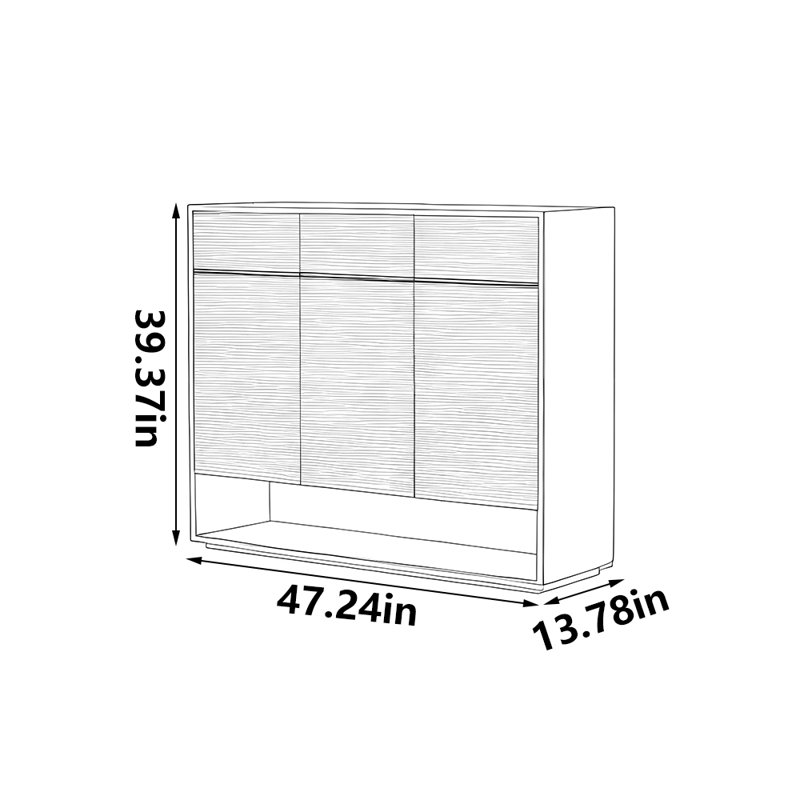 Large capacity storage shoe cabinet