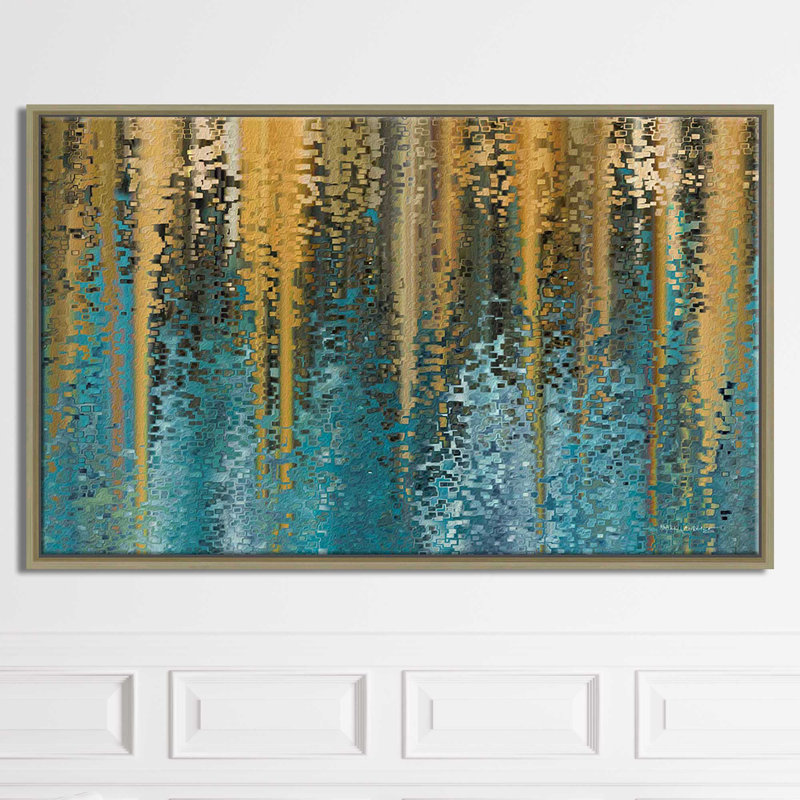 «My Delight, Psalm 37: 4» par Mark Lawrence, impression, Cadre flottant champagne, H 27,5 po x l 43,5 po x P 2 po