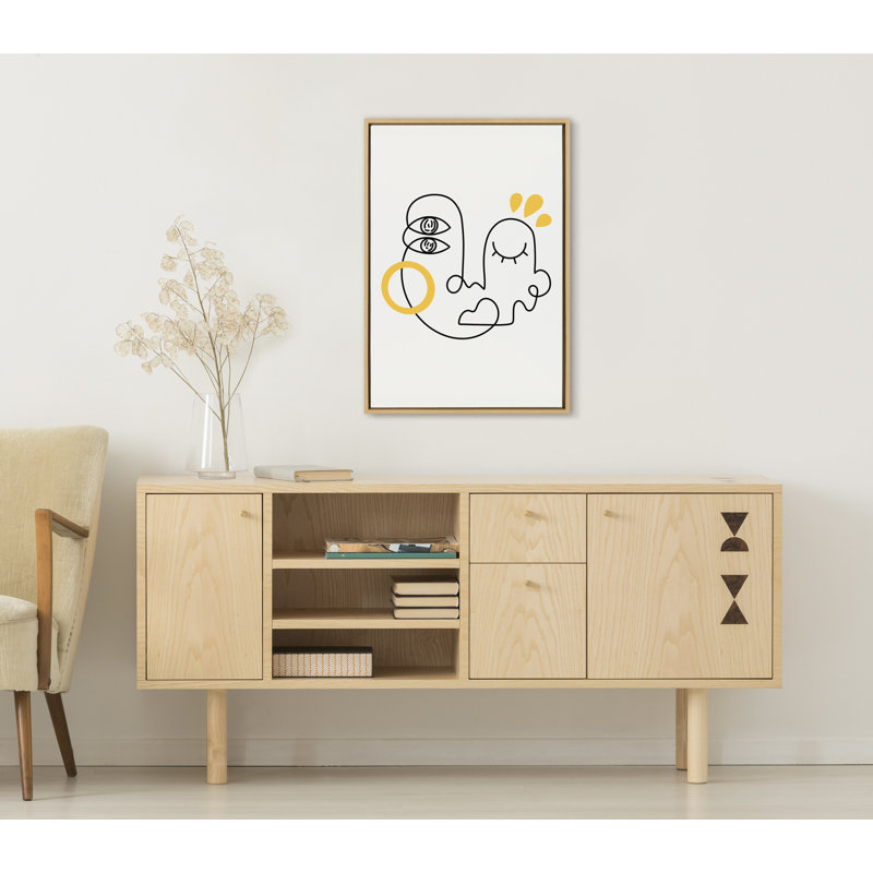 «Still Here» par Shatha Al Dafai, reproduction d'art sur toile encadrée