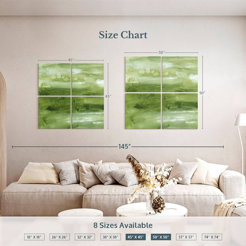 Avery Malachite I, 50'' H x 50'' W