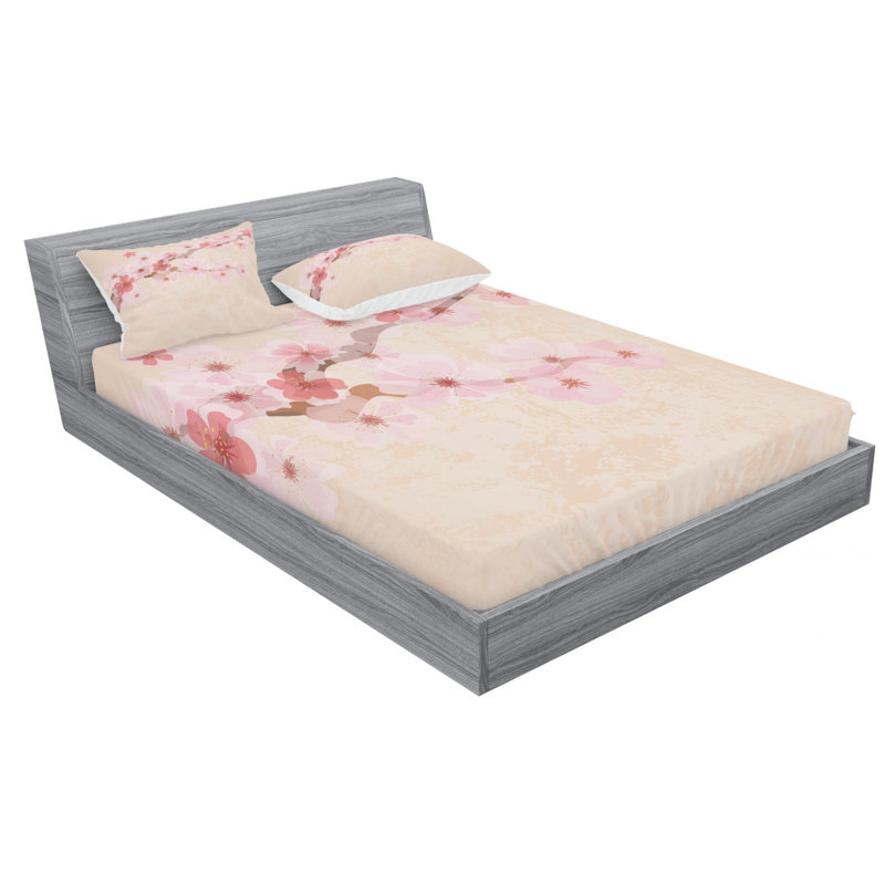 Microfiber Sheet Set, Queen Sheet Set with Fitted Sheet