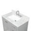 Deaundria 36'' Single Bathroom Vanity with Carrara Marble Top-1062858961