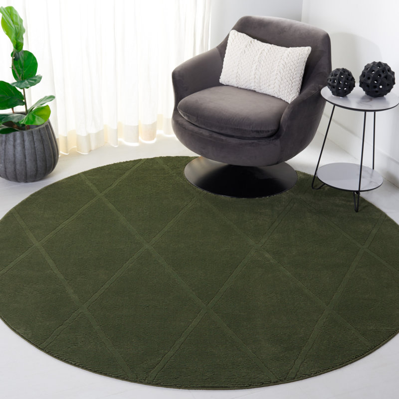 Revive Performance Geometric Rug, Round 6'7"