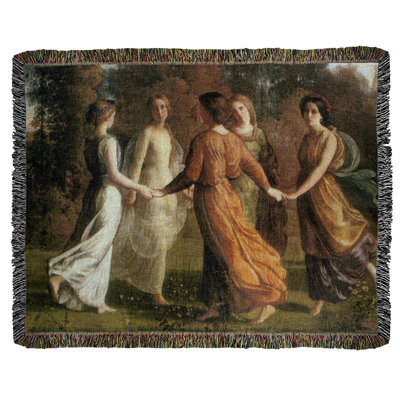 Louis Janmot Hand Woven Throw Blanket