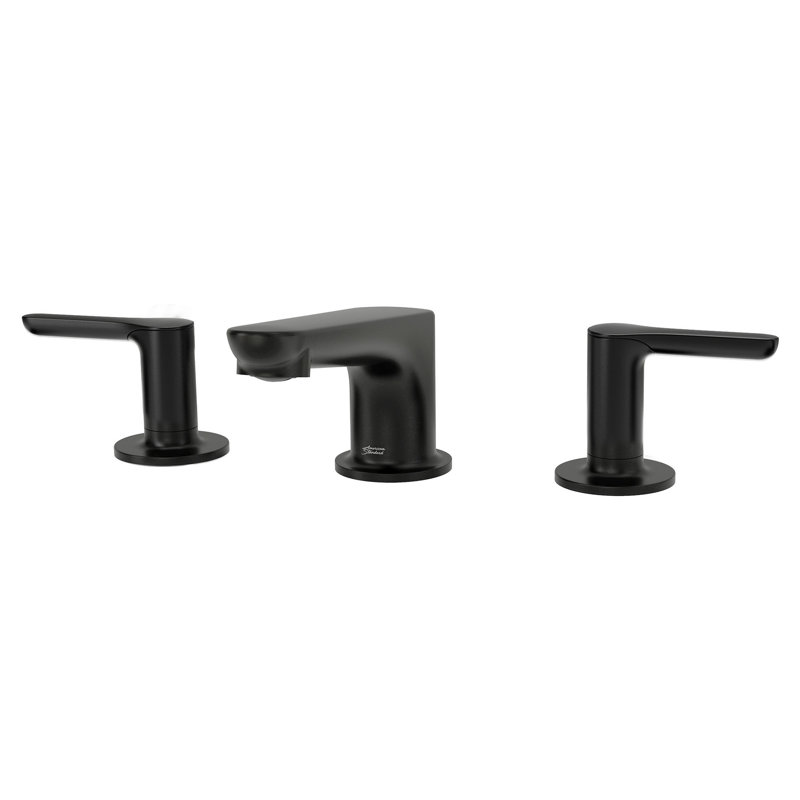 Studio S Bathroom Faucet with Drain Assembly, Lever Handles, Matte Black