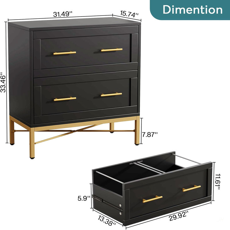 Sleek Design Cabinet,Office File Cabinet,Durable Storage Cabinet, Black