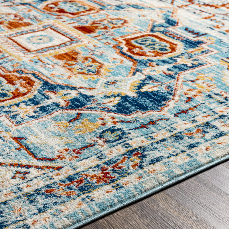 Aldusa Oriental Indoor Rug, Rectangle 5'3" x 7'