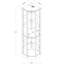 Vitrine ajustable en verre avec miroir-1603292912-1603292917
