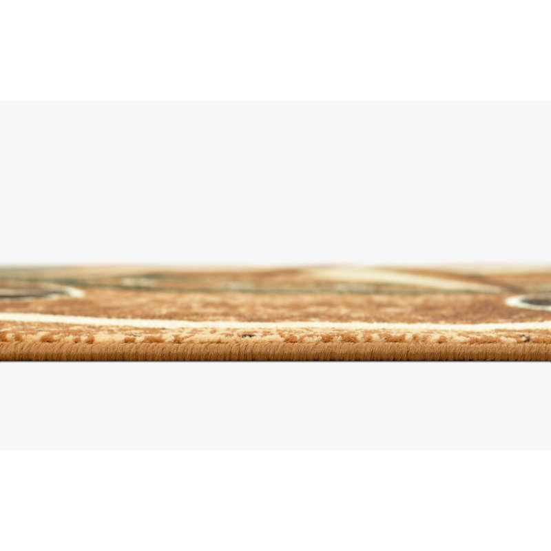 Cigare HR Texas, couleur brun, Tapis de couloir 2 pi x 7 pi 2 po