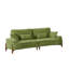 Canapé de 103 po à assise profonde confortable avec coussin, convenant à une chambre à coucher, un salon, un appartement, un bureau ou un dortoir-182459604