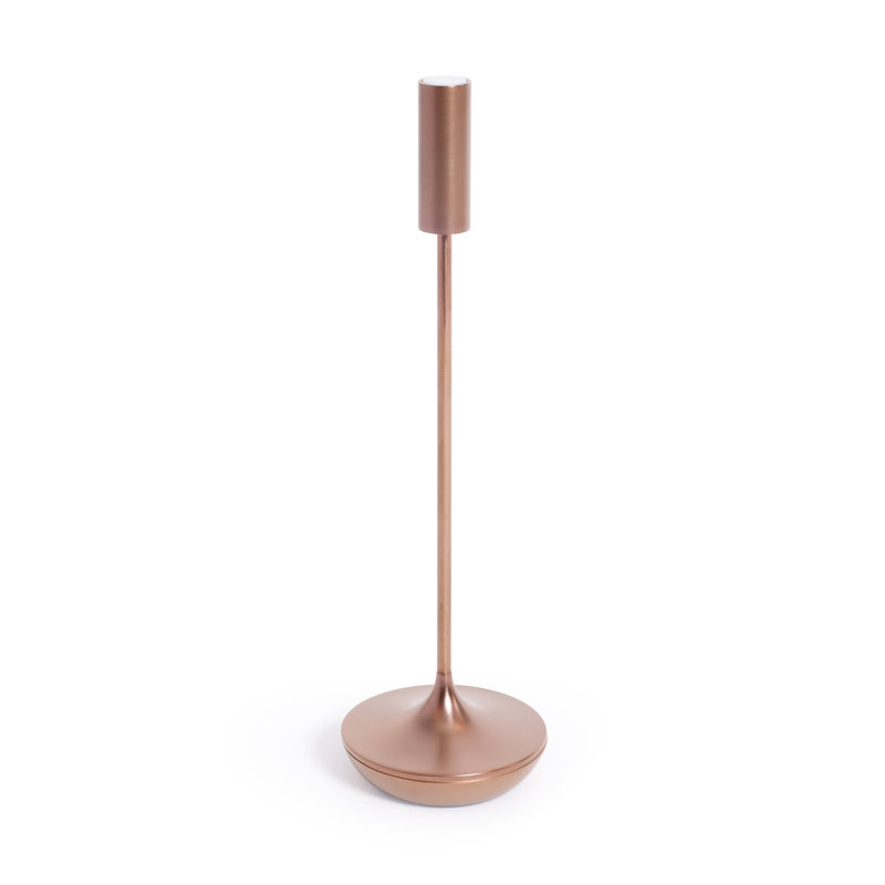 Lampe de table rechargeable Sleek, bronze brossé