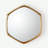 Hexagon Mirror-Gold