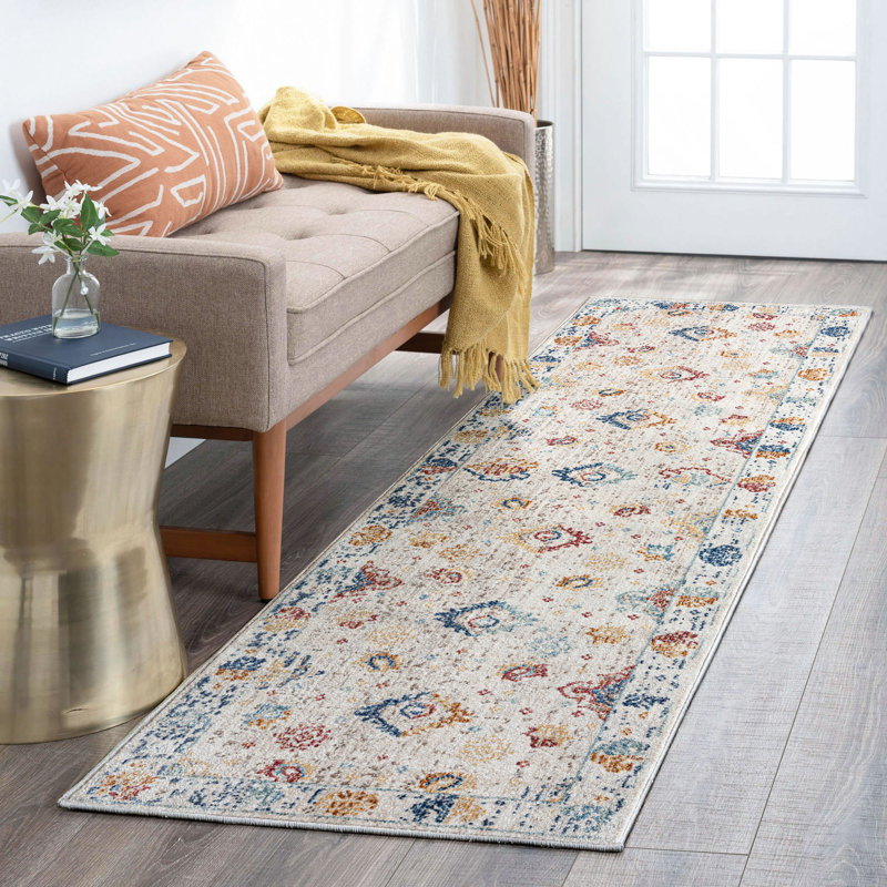 Deundre Oriental Indoor Rug, Runner 2'3" x 7'7"