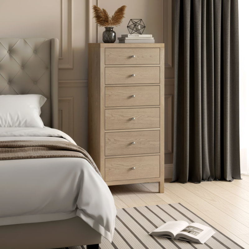 Celine 6-Drawer Lingerie Chest, Beige