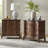 Elfine Transitional 28"W Curved 3-Drawer End Table with Charging Station and Simple Assembly-970570224