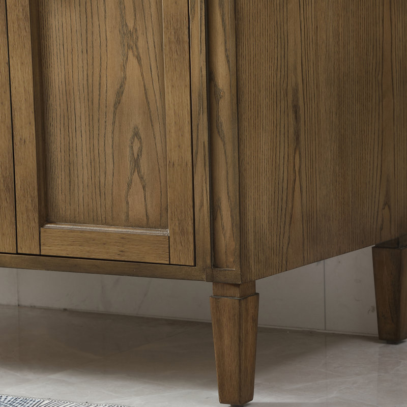 Ensemble de meuble-lavabo simple 40 "Rivers, Brun foncé