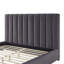 Base de lit plateforme moderne tapissier avec tête de lit-357668789-357668784