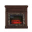 Foyer électrique Cherry - l 40,57 po x P 14 po x H 40 po, conception compacte, flammes réglables, télécommande, attrait intemporel