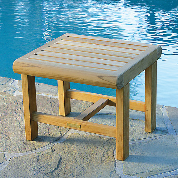 Nantucket Outdoor Square Teak Side Table