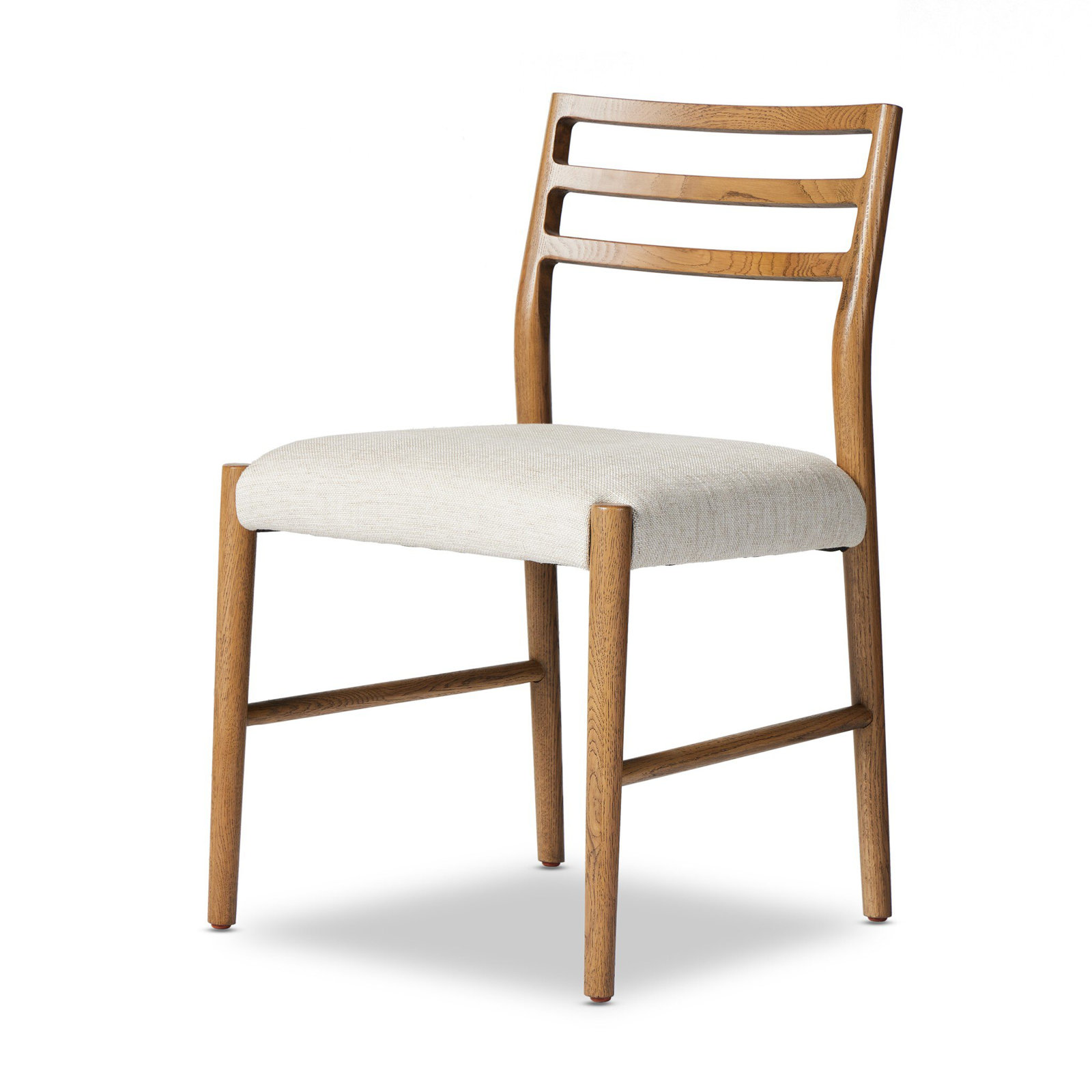 Lindyn Cotton Oak Dining Chair, Buff Oak Natural, Medium Brown Cotton/Polyester Blend/Viscose