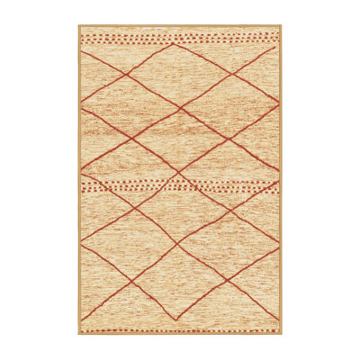 Tapis brun Abstract 3070