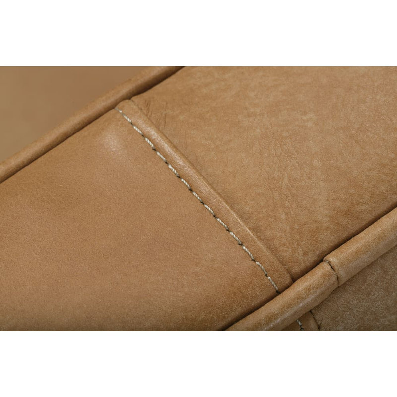 Rothko Genuine Leather Swivel Armchair, Butterscotch (KL217-21)
