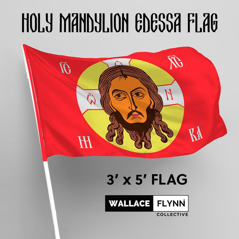 Holy Mandylion Edessa Flag 3’ X 5’ Ic Xc Flag