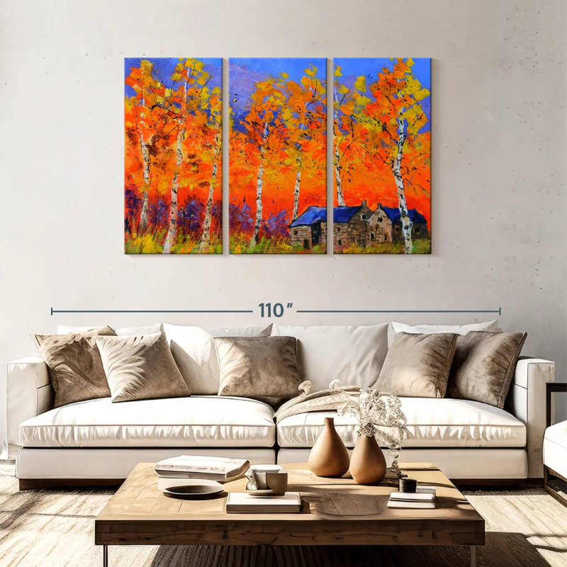 Trembles d'Alvord en automne, H 48 po x l 74 po