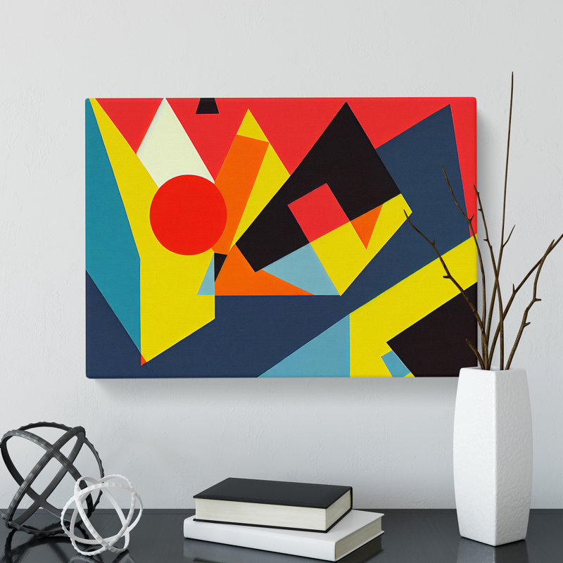 Art Suprematism Vol.1 Abstract - Wrapped Canvas, 40cm H x 60cm W x 3cm D