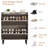 Shoe Cabinet With 2 Flip Drawers, Wooden Shoe Organizer Cabinet With Adjustable Shelf, Shoe Storage For Entryway, Hidden Shoe Cabinet For Hallway-965628189