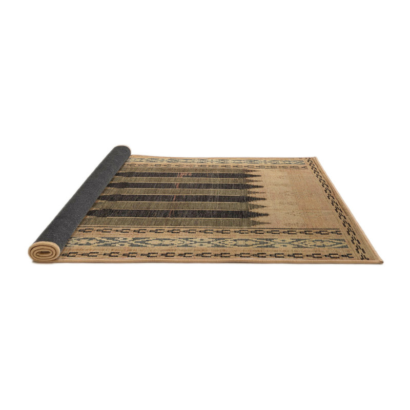 Tapis abstrait moderne 4938, Rond 6 pi