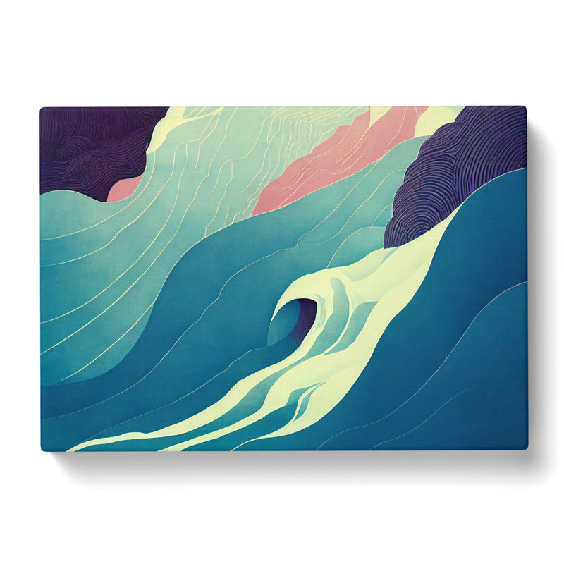 Abstract Waterfall - Wrapped Canvas, 50cm H x 76cm W x 3cm D