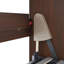 Lit escamotable Queen Size de style ferme avec éclairage DEL et station de recharge, lit pliant mural dissimulé, noyer-314336260-314336267