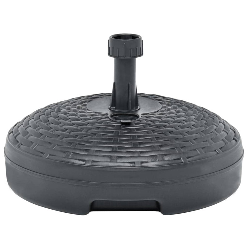 Clary 2.7kg Plastic Free Standing Umbrella Base, Anthracite