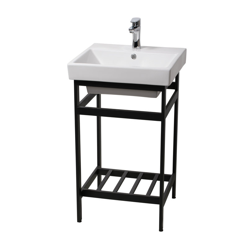 Ensemble de meuble-lavabo simple 20 po Burnsdale, Noir