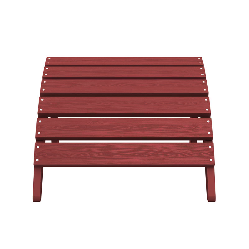 Repose-pieds Wolir Classic Adirondack, Rouge foncé