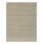 Rug & Kilim's Modern Block Print Rug In Beige With White And Blue Floral Pattern