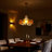 Vintage 8 - Light Dimmable Amber Empire Chandelier